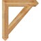 Ekena Millwork Traditional Arts & Crafts Rough Sawn Bracket, Western Red Cedar, 6"W x 36"D x 40"H BKT06X36X40TRA03RWR - alternate 4